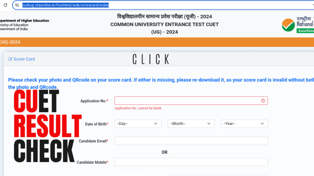 CUET Result 2024 Live: Direct Link to Check NTA CUET UG Scorecard, Updates Here